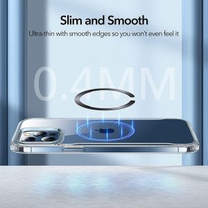 ESR Universal MagSafe Ring Halolock, Magnetic Wireless Charging Conversion Kit, MagSafe-Compatible Metal Ring, Compatible with iPhone 13/13 Pro/13 mini/13 Pro Max/12, Galaxy S21 - 2 Pack - Black and Silver - Image 6