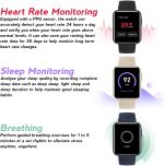 Xiaomi Mi Watch Lite Global Version GPS Fitness Tracker 24H Heart Rate Monitor Sport Bracelet 1.4 Inch Bluetooth 5.0 Smartwatch - Black - Image 6