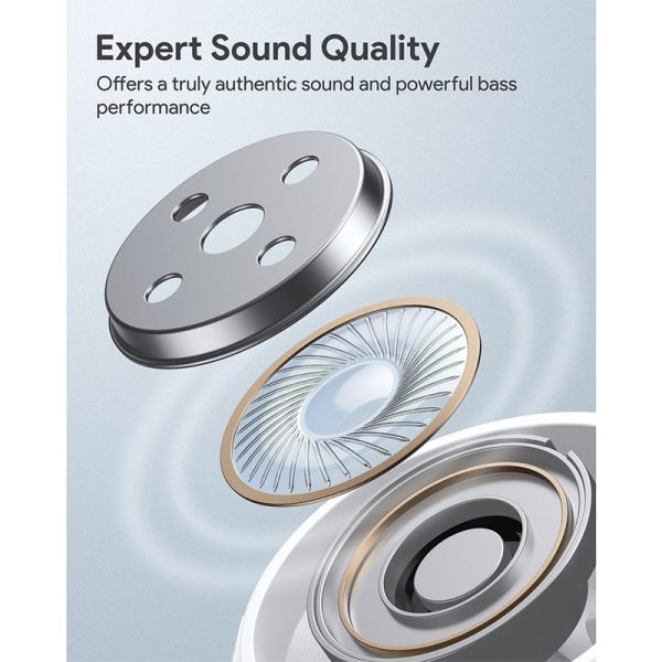 Aukey True Wireless Earbuds TWS with BT 5.0 - EP-M1 - White - Image 4