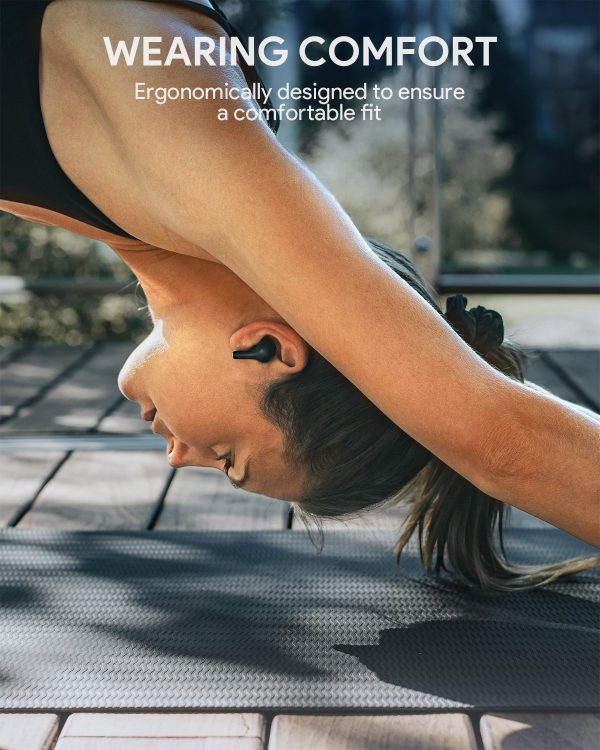 AUKEY Soundstream Wireless Earbuds Noise Cancelling IPX7 Waterproof - EP-T27 - Black - Image 2