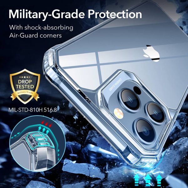 Apple iPhone 13 Pro Max Air Armor Rugged TPU Case - Clear - Image 9