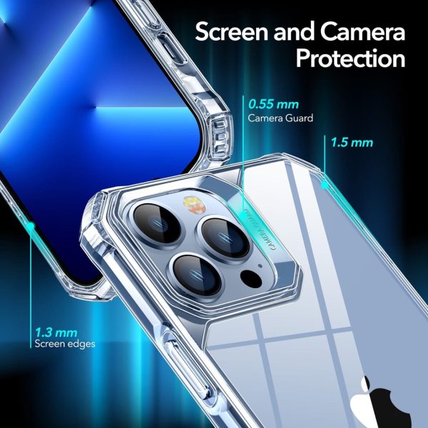 Apple iPhone 13 Pro Max Air Armor Rugged TPU Case - Clear - Image 7