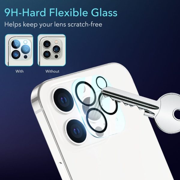 Apple iPhone 13 Pro / 13 Pro Max Camera Lens HD Protector 1 PACK by ESR - Clear - Image 4