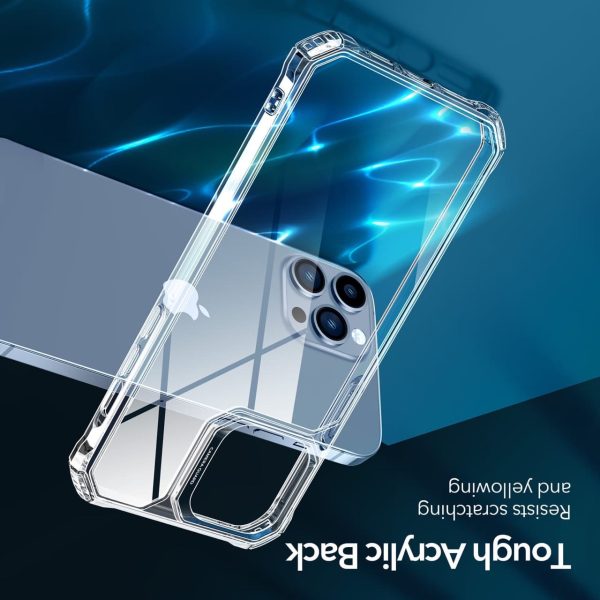 Apple iPhone 13 Pro Max Air Armor Rugged TPU Case - Clear - Image 6