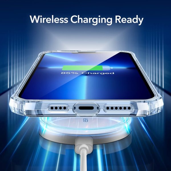 Apple iPhone 13 Pro Max Air Armor Rugged TPU Case - Clear - Image 5