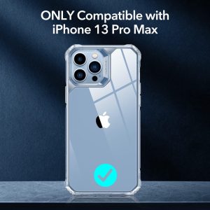 Apple iPhone 13 Pro Max Air Armor Rugged TPU Case - Clear - Image 3