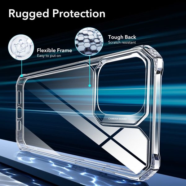 Apple iPhone 13 Pro Max Air Armor Rugged TPU Case - Clear - Image 2