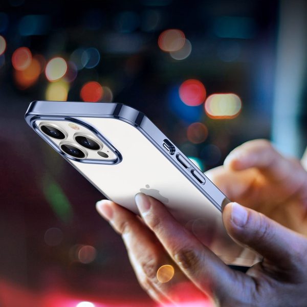 Apple iPhone 13 Pro Max Project Zero TPU Case with Colored Sides - Midnight Blue - Image 4