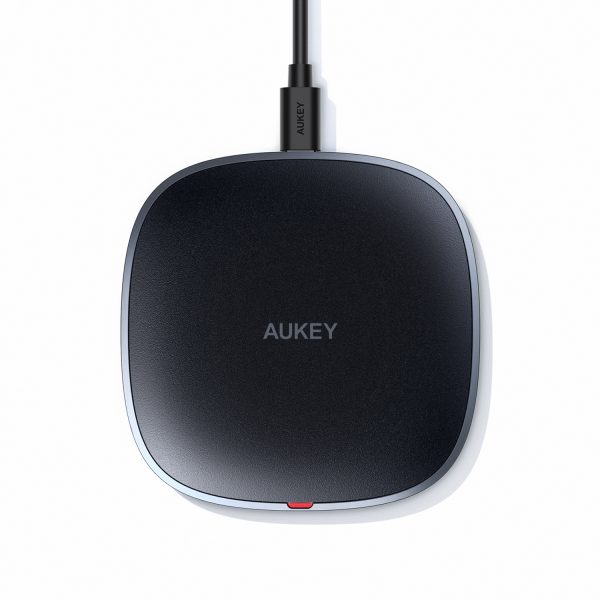 LC-C6-1(1) Aukey Graphite 15W Wireless Fast Charger LC-C6 - Image 2