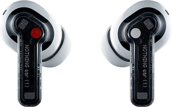 Nothing Ear 1 Wireless Earbuds, 3 High Def Microphones, AI Powered Environmental Noise Cancellation - White - Image 6