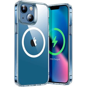 Apple iPhone 13 Classic Hybrid Case with Halolock Magsafe Compatible by ESR - Clear