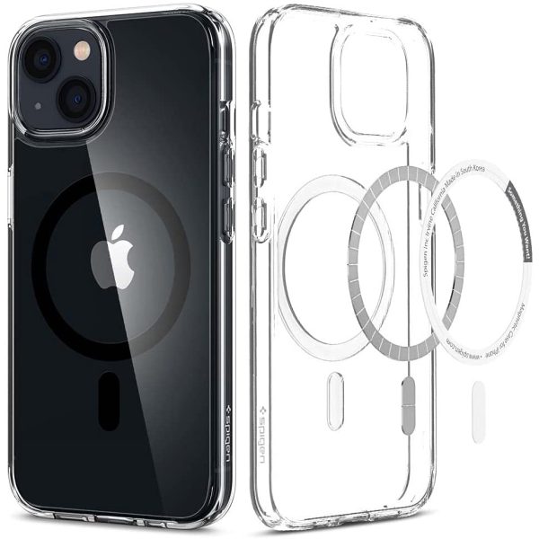 Apple iPhone 13 Ultra Hybrid Mag Case by Spigen - ACS03529 - Black - Image 1