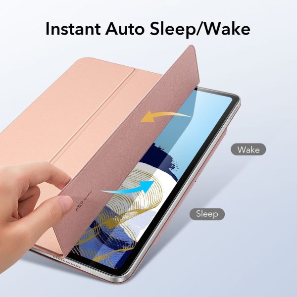 kf5 iPad 11 Pro 2021 Rebound Magnetic Smart Case Convenient Magnetic Attachment Supports Pencil Pairing & Charging - Rose Gold also iPad Pro 11 2020 & 2018 - Image 5