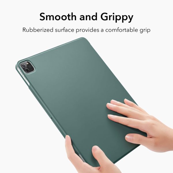 kf7 iPad 11 Pro 2021 Rebound Magnetic Smart Case Convenient Magnetic Attachment Supports Pencil Pairing & Charging - Forest Green also iPad Pro 11 2020 & 2018 - Image 5