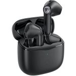 SoundPEATS True Air 3 Wireless Earbuds Mini Bluetooth V5.2 Earphones with Qualcomm QCC3040 and aptX-Adaptive, 4-Mic and CVC 8.0 Noise Cancellation, TrueWireless Mirroring Tech, in-Ear Detection, Game Mode - AMT - Black