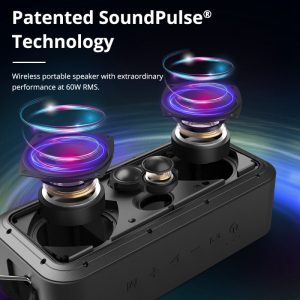 Tronsmart Force Pro 60W Bluetooth Speaker Wireless with 15 Hours battery, AAC & SBC HD Audio Codec support - Black - Image 12