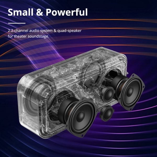 Tronsmart Force Pro 60W Bluetooth Speaker Wireless with 15 Hours battery, AAC & SBC HD Audio Codec support - Black - Image 10