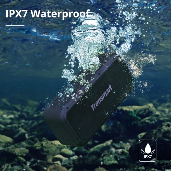 Tronsmart Force Pro 60W Bluetooth Speaker Wireless with 15 Hours battery, AAC & SBC HD Audio Codec support - Black - Image 8