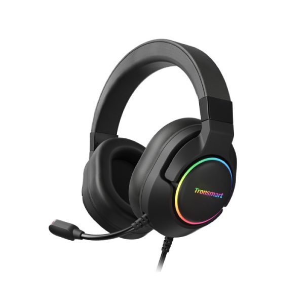 tronsmart-sparkle-gaming-headset Tronsmart Sparkle Gaming Headset with 7.1 Virtual Surround, Supreme Positional Accuracy with Immersive Audio, for PS4/PS5, PC/Laptop, Nintendo Switch - Black - Image 1