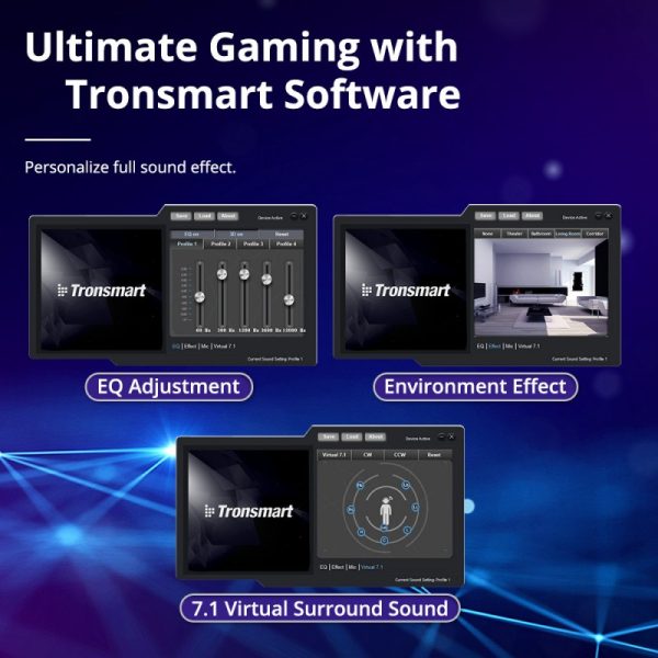 tronsmart-sparkle-gaming-headset9 Tronsmart Sparkle Gaming Headset with 7.1 Virtual Surround, Supreme Positional Accuracy with Immersive Audio, for PS4/PS5, PC/Laptop, Nintendo Switch - Black - Image 6