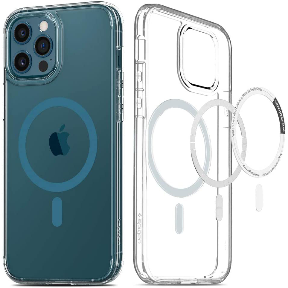 Apple Iphone 12 Pro Max Ultra Hybrid Mag Case By Spigen Blue