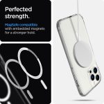 Apple iPhone 13 Pro Max Ultra Hybrid Mag MagSafe Enabled Case by Spigen - ACS03210 - White - Image 4