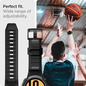 Galaxy Watch 5 / Galaxy Watch 4 Band & Case for 44 mm Rugged Armor Pro - ACS05394 / ACS03164 - Matte Black - Image 2