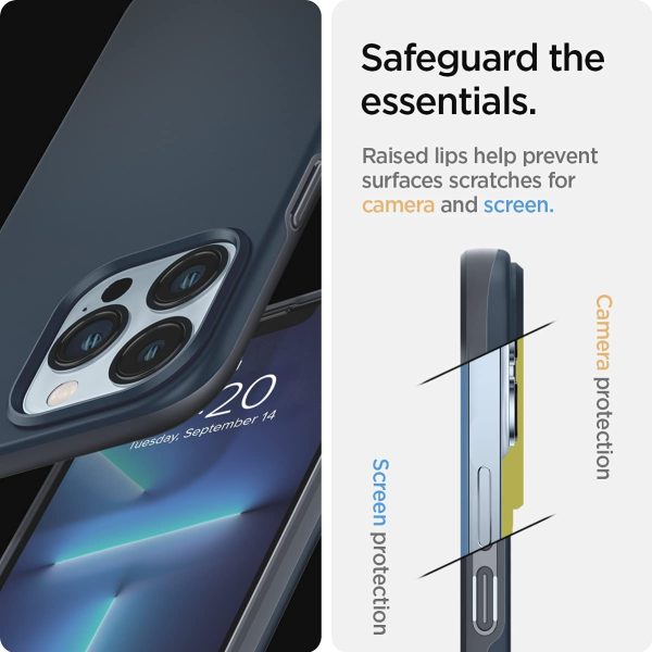 Apple iPhone 13 Pro Max Thin Fit Slim Case by Spigen - ACS03192 - Metal Slate - Image 2