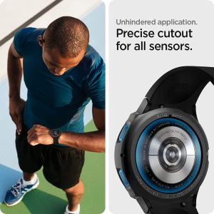 Galaxy Watch 5 / Galaxy Watch 4 Case for 44 mm Liquid Air - ACS03138 / ACS05391 - Matte Black - Image 3