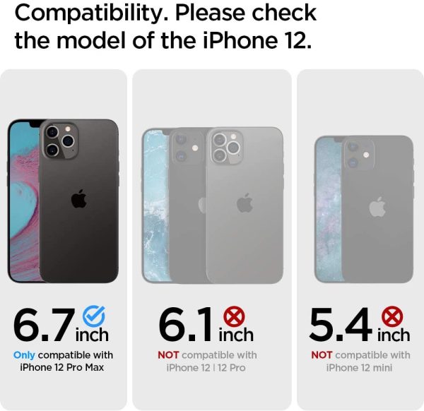 Apple iPhone 13 Pro Max Mag Armor MagSafe Enabled Case by Spigen - ACS03226 - Matte Black - Image 6