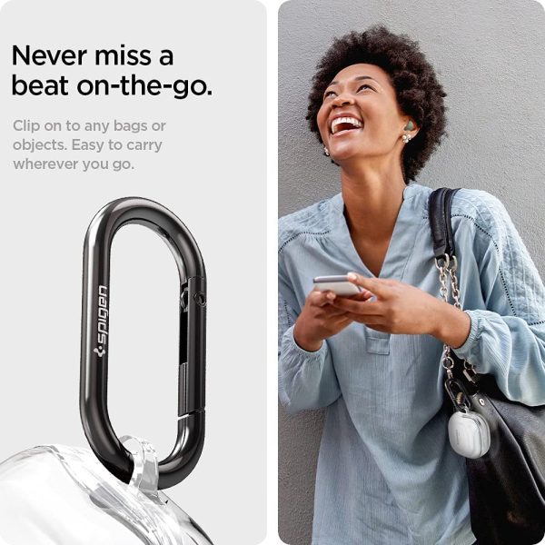 Galaxy Buds 2 Pro 2022 / Buds 2 / Buds Pro / Buds Live Case Spigen Ultra Hybrid - Crystal Clear - ASD02099 - Image 6