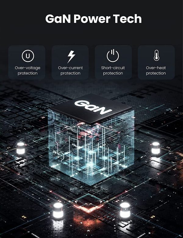 UGREEN USB C Charger 100W 4-Port PD Charger GaN Tech Fast Charging with PPS, PD 3.0, QC 4.0  - 40737 - Black - Image 6