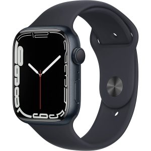 Apple Watch 7 - GPS, 45mm - Midnight Black Aluminum Case with Black Sport Band