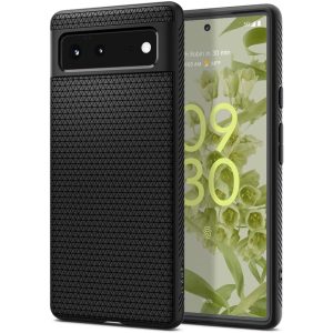 Google Pixel 6 Liquid Air Case by Spigen ACS03436 - Matte Black