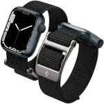 Apple Watch Band for 49 mm / 46mm / 45mm / 44mm / 42mm Dura Pro Flex by Spigen - Black - AMP02465