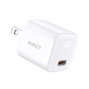 Aukey Minima 20W Ultra Compact Charger for iPhone 12, 12 Pro, 12 Pro Max & other PD Enabled Devices - PA-B1 - White