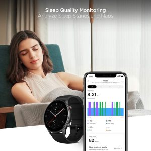 Amazfit GTR 2e Smartwatch with Alexa & GPS, Fitness Tracker with 90 Sports Modes, 24 Day Battery Life, Blood Oxygen Heart Rate Monitor, Waterproof, for iPhone Android Phones, Obsidian Black - Image 10