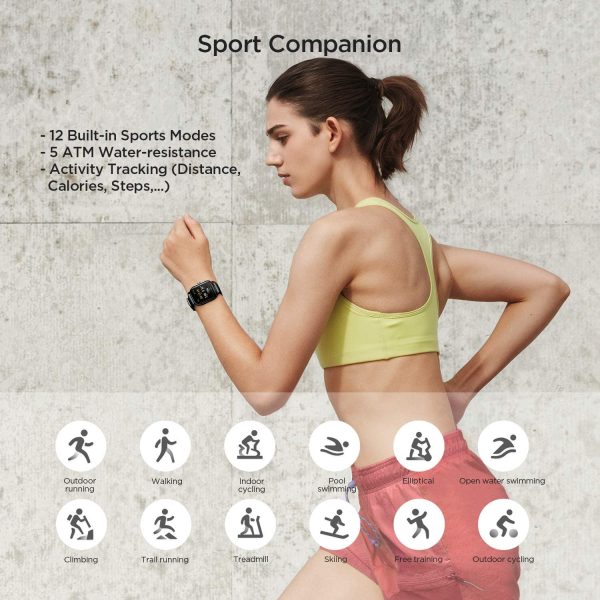 Amazfit GTS 2 Smart Watch for Android iPhone, Bluetooth Phone Calls, Alexa GPS Built-In, Fitness Sports Watch for Men Women, 90 Sports Modes, Blood Oxygen Heart Rate Sleep Tracking, Waterproof, Desert Gold - Image 6