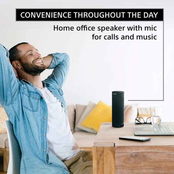 Sony SRS-XB23 EXTRA BASS Wireless Portable Speaker IP67 Waterproof BLUETOOTH and Built In Mic for Phone Calls, Black - SRSXB23/B - Image 5