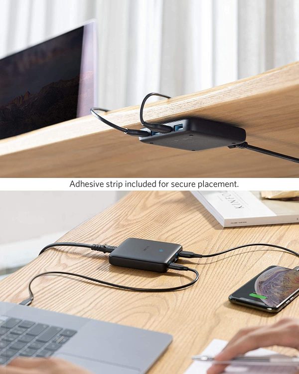 Anker PowerPort Atom III Slim 45W USB-C 20WUSB-A - Black - A2045311 - Image 5