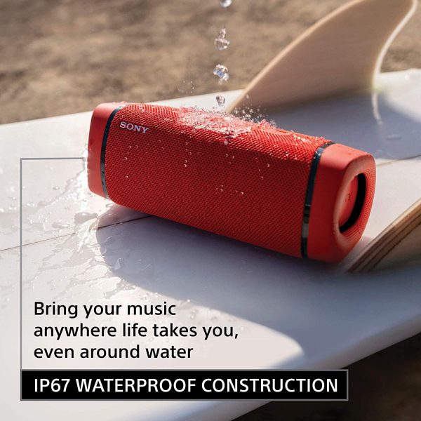 Sony SRS-XB33 EXTRA BASS Wireless Portable Speaker IP67 Waterproof BLUETOOTH 24 Hour Battery and Built In Mic for Phone Calls, Black - Image 2