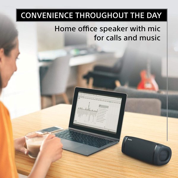 Sony SRS-XB33 EXTRA BASS Wireless Portable Speaker IP67 Waterproof BLUETOOTH 24 Hour Battery and Built In Mic for Phone Calls, Black - Image 7