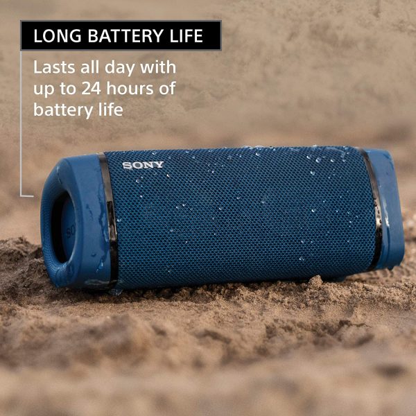 Sony SRS-XB33 EXTRA BASS Wireless Portable Speaker IP67 Waterproof BLUETOOTH 24 Hour Battery and Built In Mic for Phone Calls, Black - Image 4