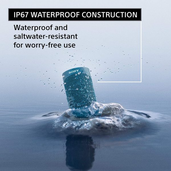 Sony SRS-XB23 EXTRA BASS Wireless Portable Speaker IP67 Waterproof BLUETOOTH and Built In Mic for Phone Calls, Black - SRSXB23/B - Image 8