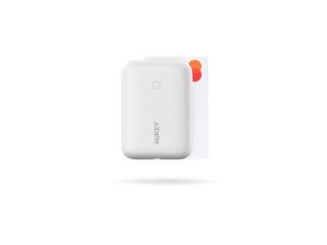 Aukey Power Bank 10000mAh Mini Portable Charger USB C White - PB-N83 - Image 4