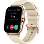 Amazfit GTS 2 Smart Watch for Android iPhone, Bluetooth Phone Calls, Alexa GPS Built-In, Fitness Sports Watch for Men Women, 90 Sports Modes, Blood Oxygen Heart Rate Sleep Tracking, Waterproof, Desert Gold