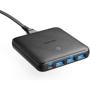 Anker PowerPort Atom III Slim 45W USB-C 20WUSB-A - Black - A2045311