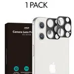Apple iPhone 12 Pro Camera Lens HD Protector 1 PACK by ESR - Black