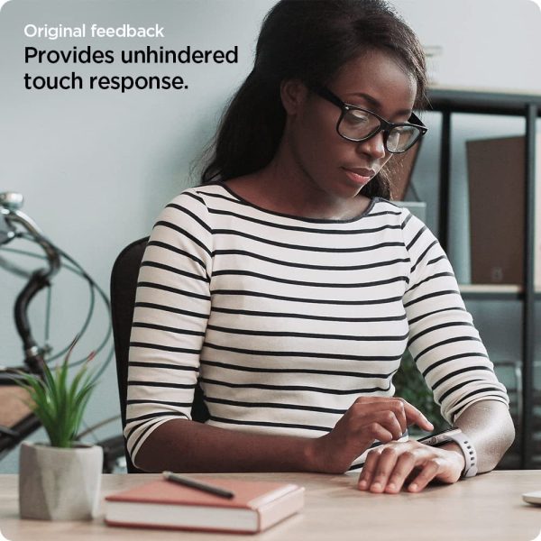 Apple Watch Screen Protector ProFlex by Spigen for 45mm Model Series 8 / Series 7 with Auto Alignment Kit - Clear - 2 PACK - AFL04051 - Image 5