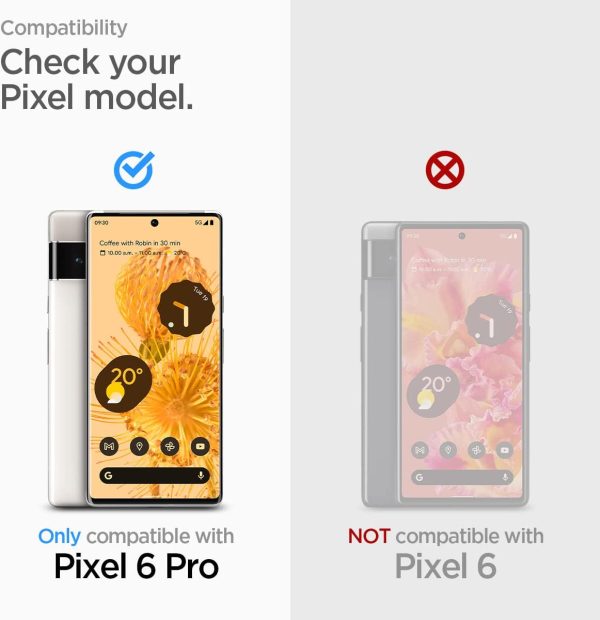Google Pixel 6 Pro NeoFlex Protector Pack of 2 Case Friendly by Spigen AFL03643 - Crystal Clear - Image 6